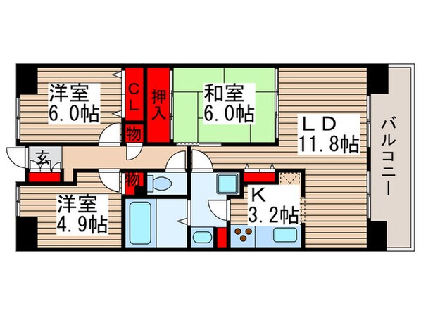 白井ロジュマンの物件間取画像